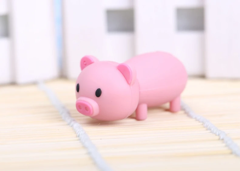 PenDrive Cartoon Cute Pink Pig Usb Flash Drive Pen Drive 4G/8G/16G/32G/64GB U Disk Animal Memory Stick Real Capacity Free Shppin