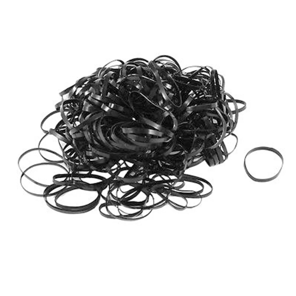255PC Elastic Rubber Hair Bands Ponytail Holder Head Rope Ties Women