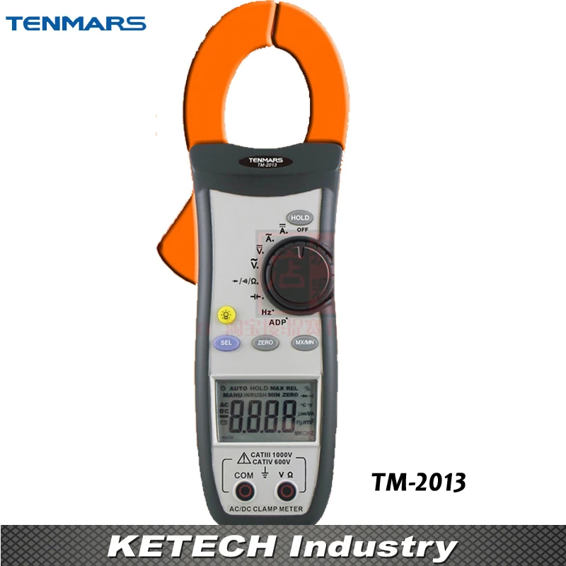 

TENMARS TM-2013 660A True RMS AC/DC Clamp Meter