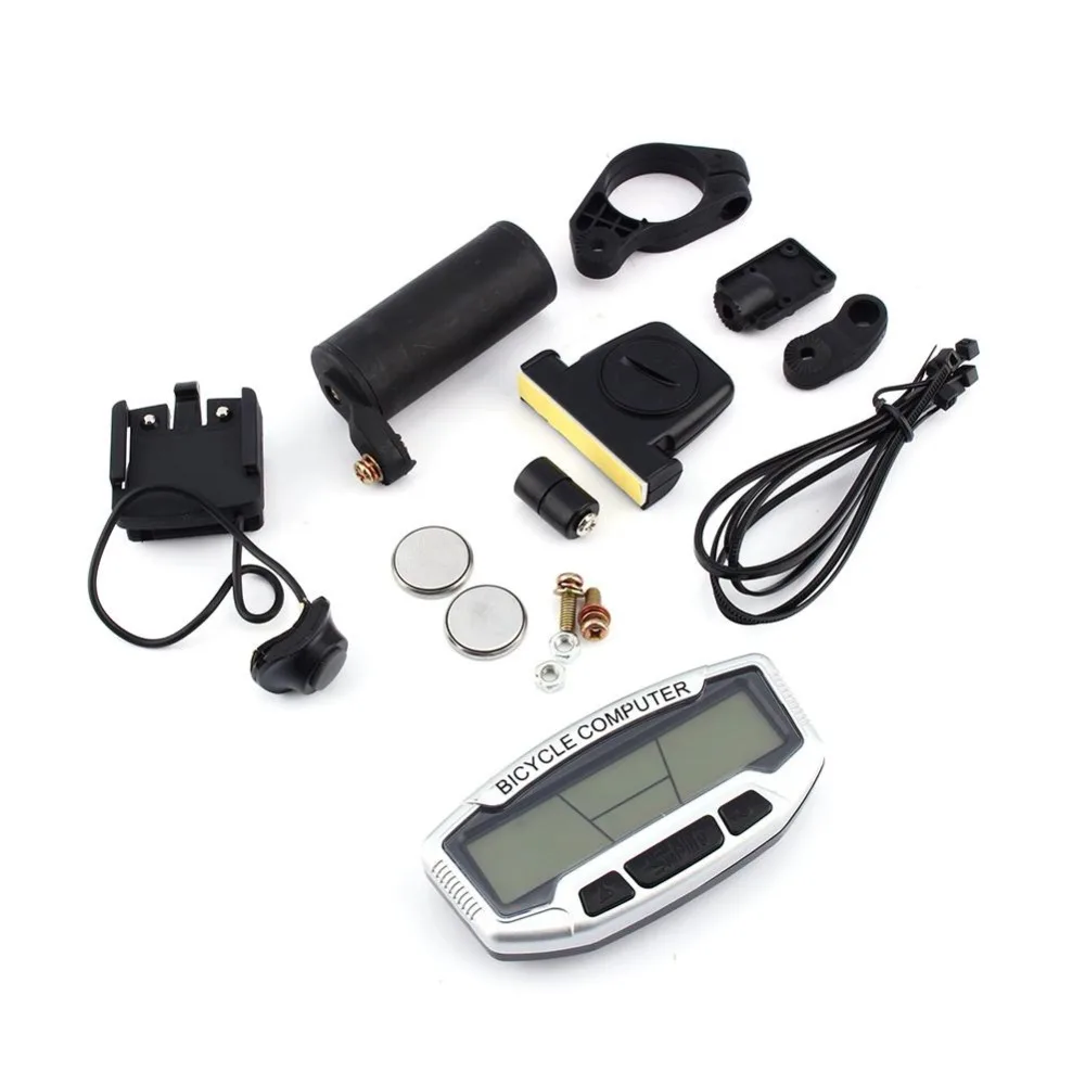 Bicycle Computer Wireless Bike Computer Speedometer with Led LCD