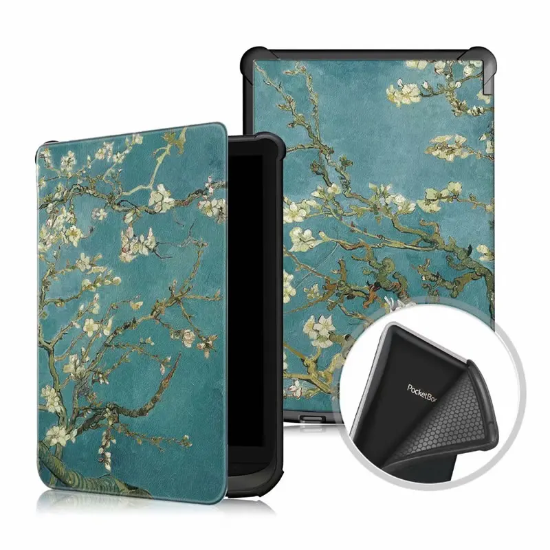 Мягкий магнит чехол для PocketBook 616 627 632 Smart Cover для электронной книги PocketBook Touch Lux 4 принципиально основные Lux 2 Touch HD 3 + подарок
