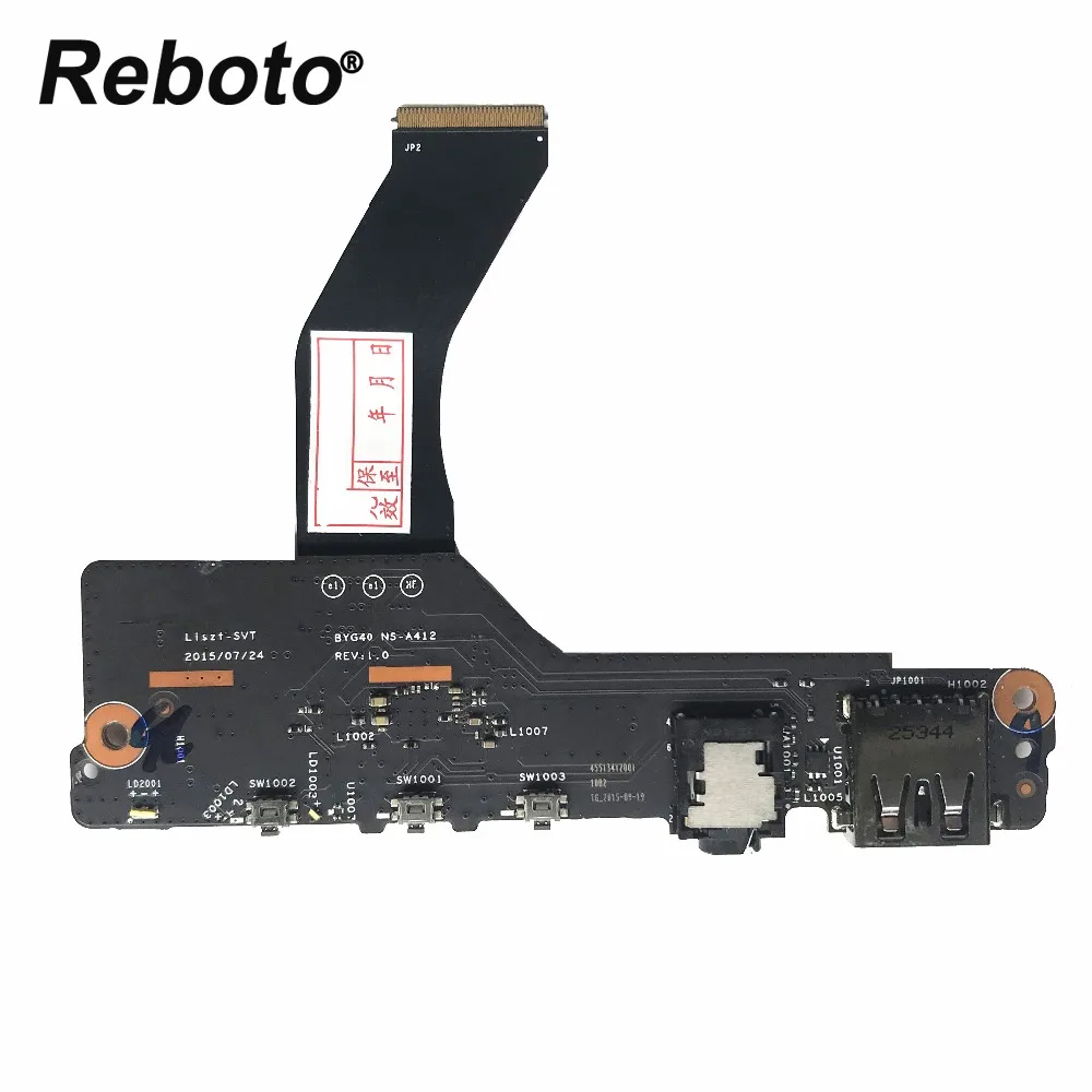 

Reboto original For Lenovo Yoga 900 Pro 900-13ISK Laptop USB Audio Board BYG40 NS-A412 100% Tested Fast Ship