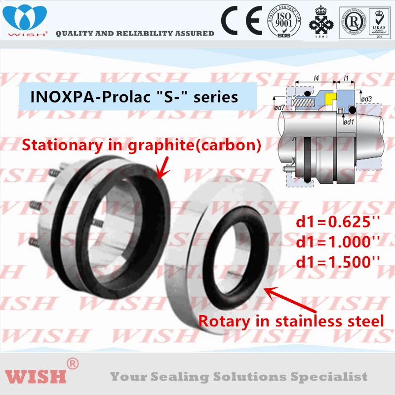 Inoxpa SLR series lobe rotor pump mechanical seal replace AES W011