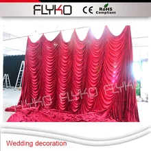 Размер может быть настроен OEM сценический фон 10x3 м