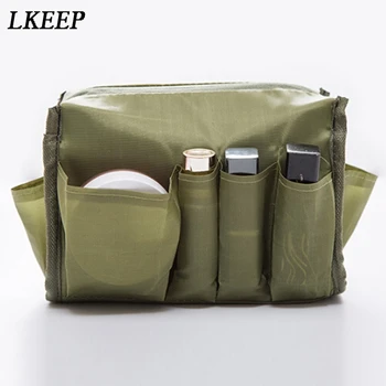 

Simple Nylon Waterproof Hand-held Storage Makeup Wash Bag Multi Pattern Small Cosmetic Makeup Brush Bag