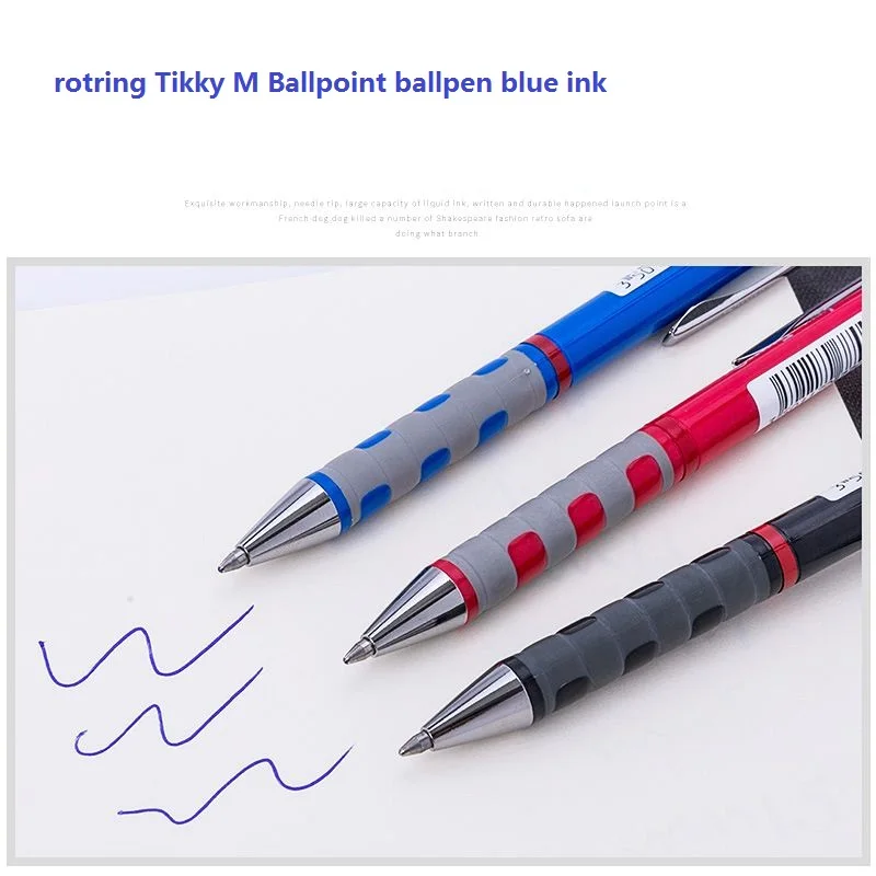 Rotring Tikky шариковая ручка M pen point синие чернила 1 штука