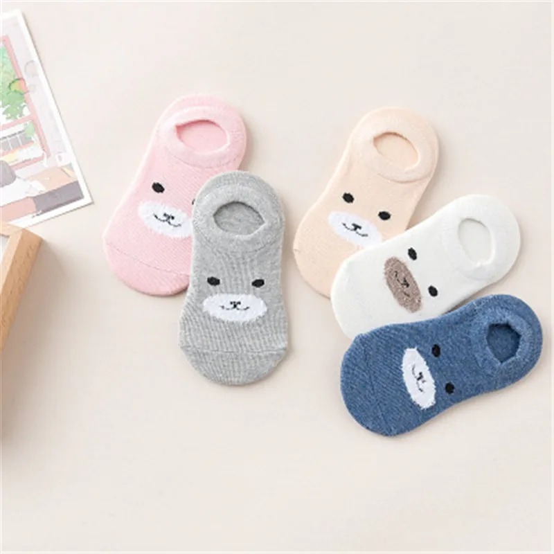 5 пара/лот; ; носки для маленьких мальчиков и девочек ; нескользящие носки унисекс для малышей носки для малышей от 0 до 3 лет