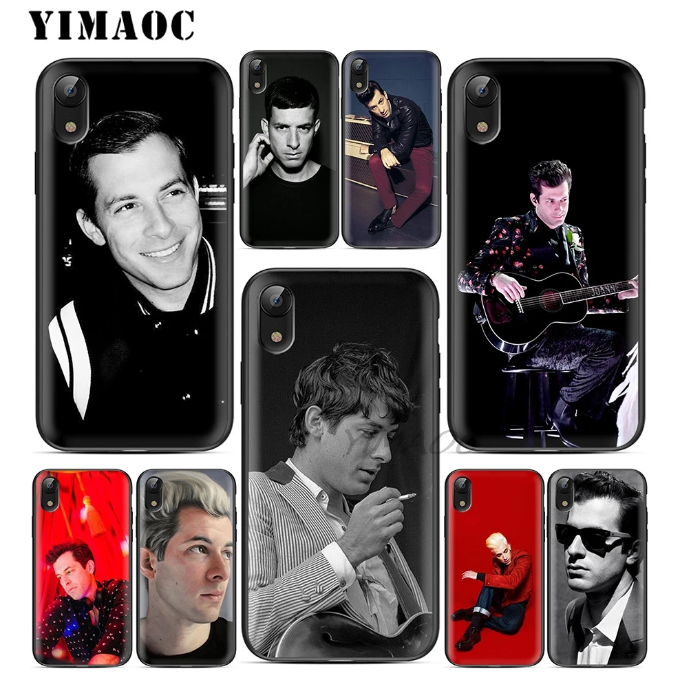 YIMAOC Mark Ronson Singer Мягкий ТПУ Черный силиконовый чехол для iPhone X или 10 8 7 6 6S Plus 5 5S SE Xr Xs