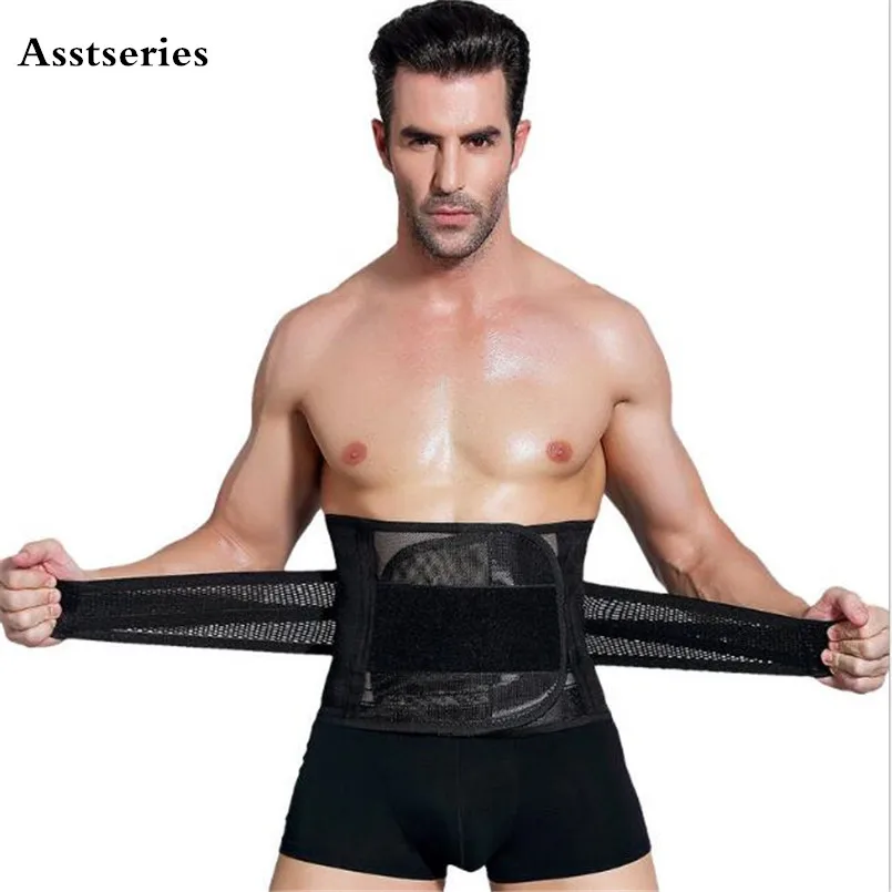 

Men Slimming Belt Hot Body Shaper Sweat Thin Corset Waist Trainer Slimming Underwear Waist Cincher Modeling Strap