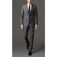 classic suit men bridegroom suits gray custom made suit tuxedo for wedding 2017 dress fashion