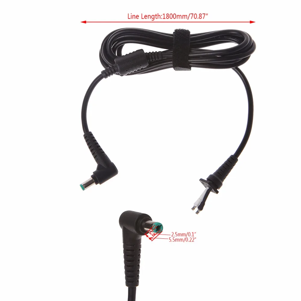 5.5*2.5mm Male Plug DC Power Supply Adapter Cable 16AWG For Toshiba Asus Lenovo Laptop Notebook Power Cables C26 5.5*2.5mm Male Plug DC Power Supply Adapter Cable 16AWG For Toshiba Asus Lenovo Laptop Notebook Power Cables C26