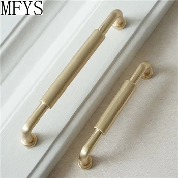 

3.75'' 5'' 7.55'' Brushed Brass Gold Drawer Pulls Handles Knob Kitchen Cabinet Pulls Door Handles Hardware Pulls Dresser Pull