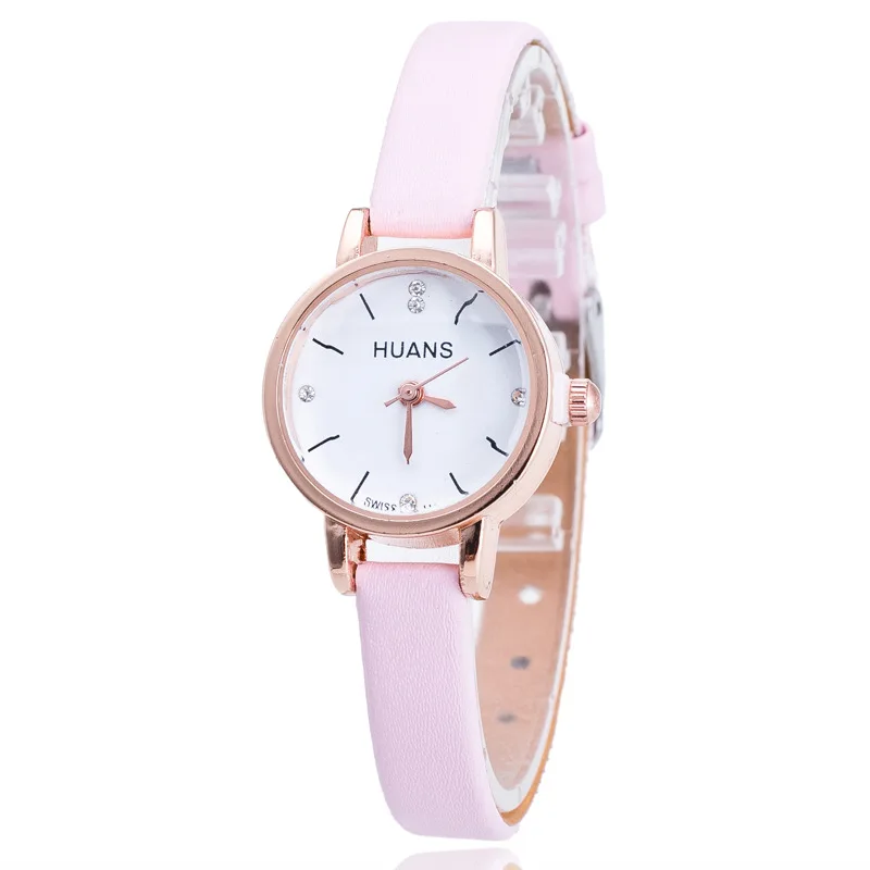 

New Fashion Brand Leather Watches Women ladies casual dress quartz wristwatch