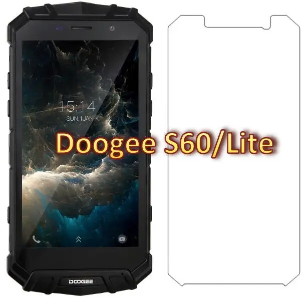 Для Doogee S60 закаленное Стекло 2.5D с уровнем твердости 9 H Противоударная защитная