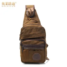 Новая модная повседневная винтажная нагрудная сумка, мужские сумки-мессенджеры, брендовая Холщовая Сумка через плечо, нагрудная сумка, высокое качество, водонепроницаемая