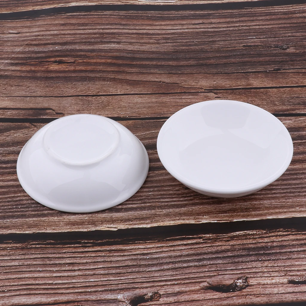 2 Pcs Ceramic Aroma Lamp Dish Plate Lid For Electric Fragrance Diffuser Lamp Oil Warmers (3.8 inch)