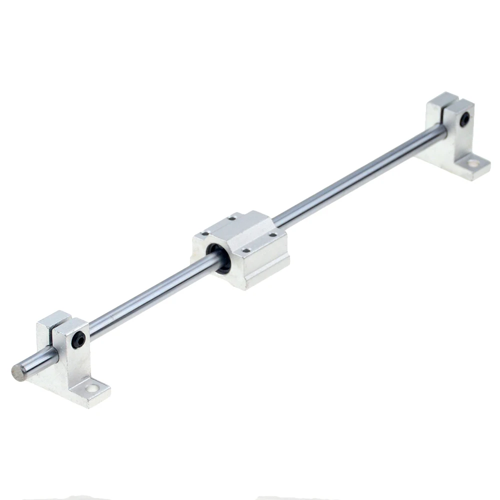 Linear Shaft Rod Steel Round Rod 1pc 6mm 8mm 10mm 12mm 16mm linear shaft L 100 150 200 250 300 350 400 500 600 700mm chromed linear rail round rod for 3d printer