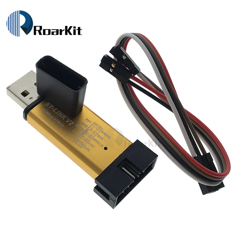 ST Link V2 st link mini STM8 STM32 STLINK симулятор загрузки Программирование с крышкой|st-link v2| |