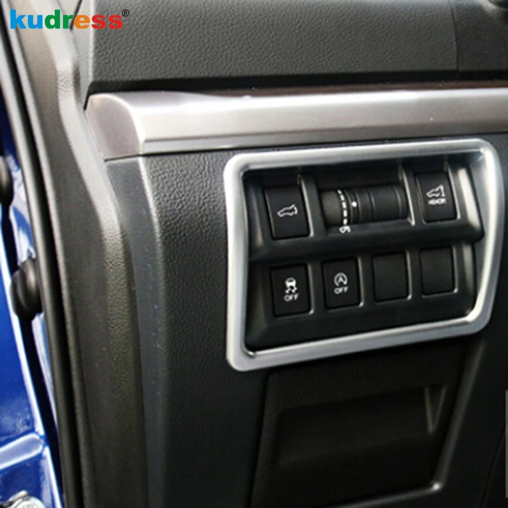 

For Subaru Outback 2015 2016 ABS Interior Headlamp Button Panel Multifunction Head Light Switch Control Cover Trim accessories