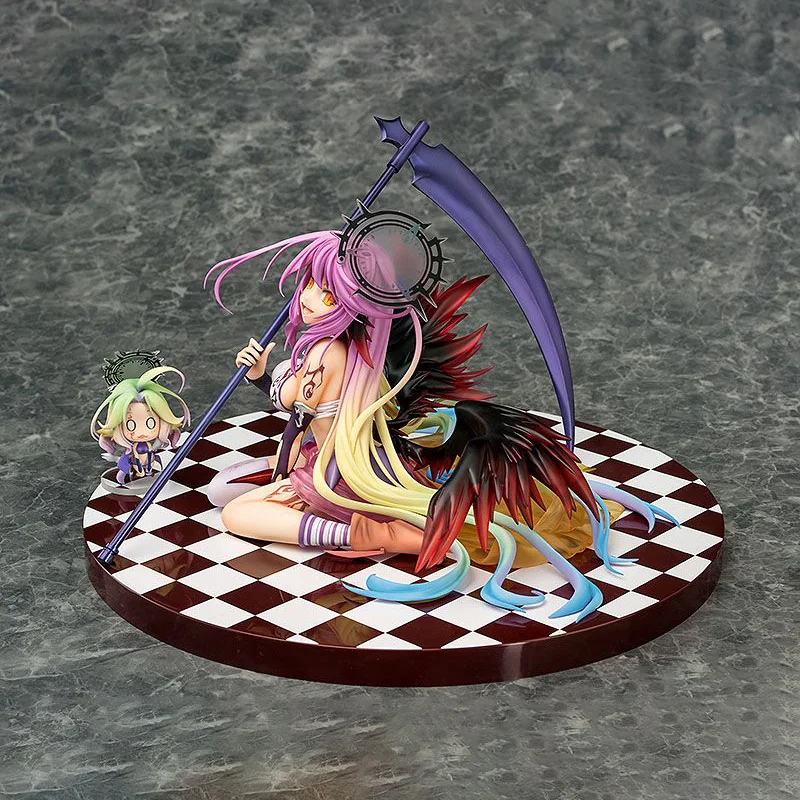 Новый аниме NO GAME LIFE Jibril Великая война Ver. Экшн фигурки из ПВХ 15 см японские модели
