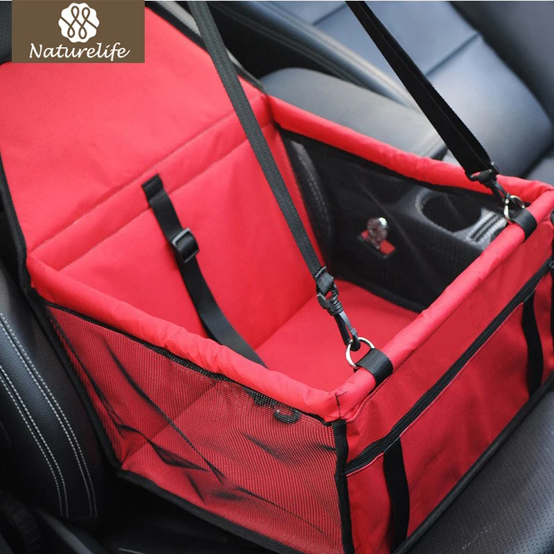 Naturelife Solid Waterproof Dog Car Seat Cover Pet Rear Carrier Mat