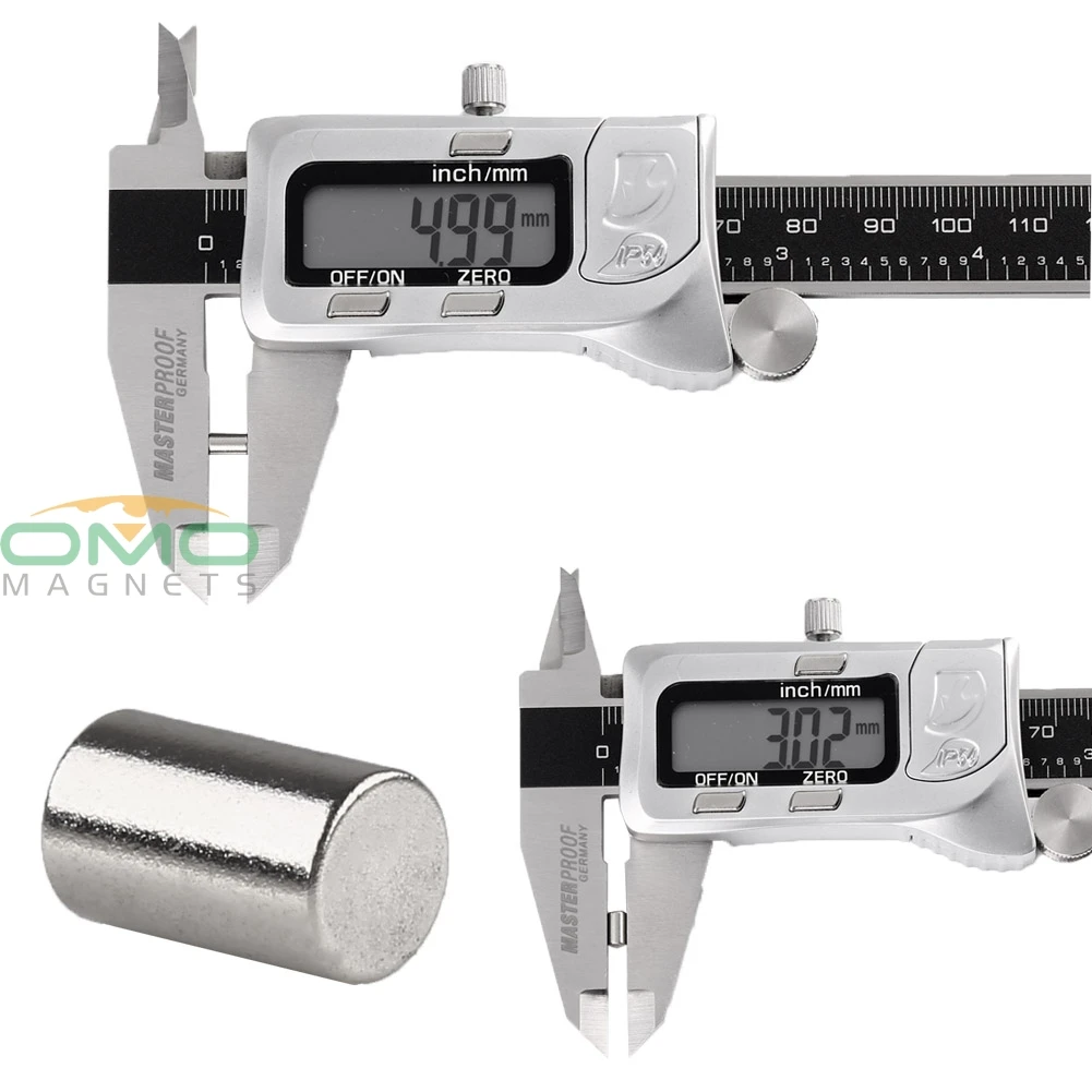 ОМО магнит 50 шт. N50 Диаметр 3 мм x 5 мм толстый диск редкоземельных Нео Неодимовые Магниты