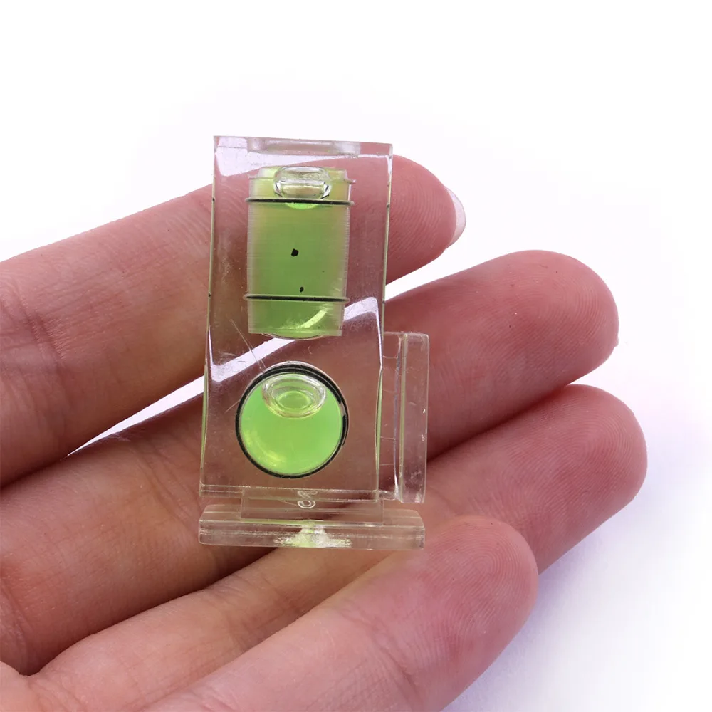 

Hot Sale New 5pcs Two-dimensional Bubble Spirit Level for adjusting the angle of Camera green light Level instrument tools Set