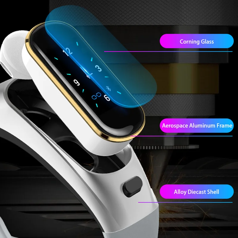 Smart Bracelet and Wireless Bluetooth Headset Combo Running Music Wristband Earphone Heart Rate Blood Pressure Fitness Tracker