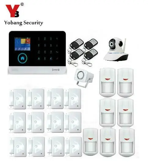 Система безопасности Yobang Android и IOS IP камера видеонаблюдения Wi Fi GSM автоматическая
