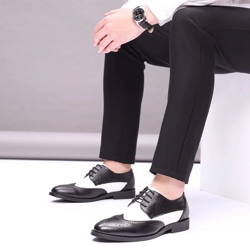 Brogues Carved Mens Formal Shoes 