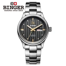 BINGER Top Brand Watch Automatic Mechanical Watches Men Fashion Luxury Sapphire Crystal relogio masculino Free shipping