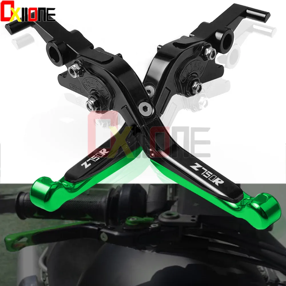 

For Kawasaki Z750R 2011 2012 Z 750 Z750 R Motorcycle Motorbike CNC Adjustable Folding Foldable Extendable Brake Clutch Lever