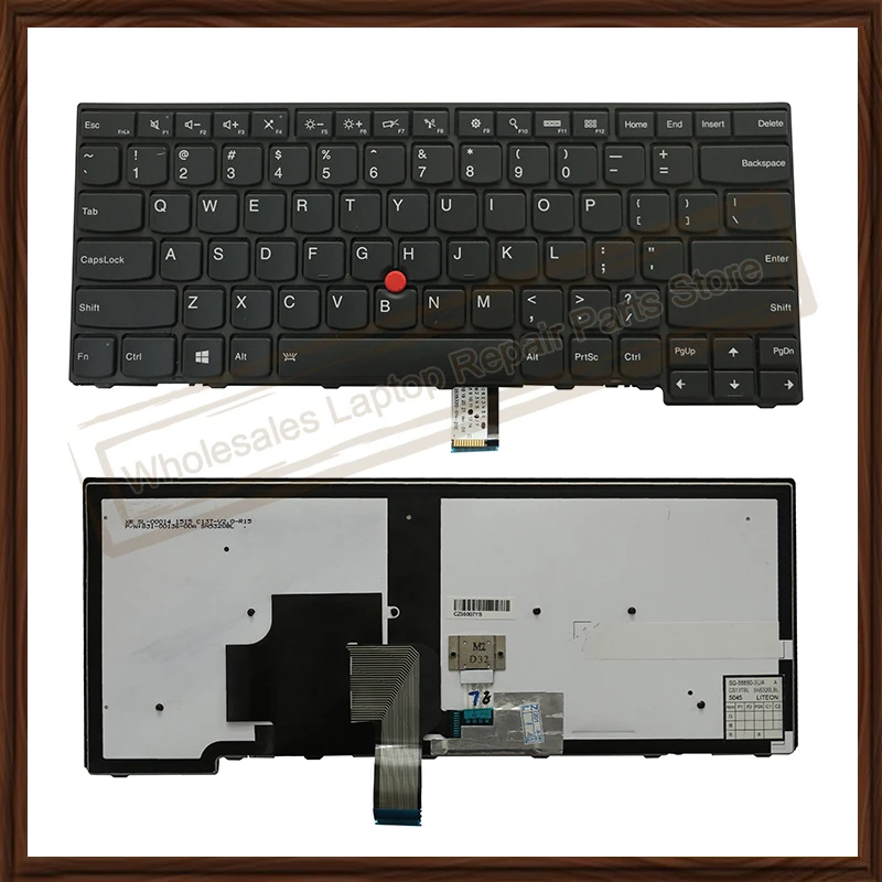 

Original US Laptop keyboard for IBM Lenovo Thinkpad T440 T440S T431S T440P T450 T450S T460 With Backlit Pointing Stick
