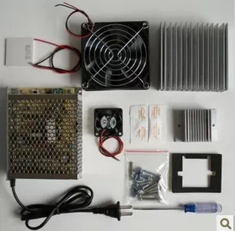

cooling system learning packages Thermoelectric Cooler Peltier TEC1-12706 kit Cold plate refrigeration space cooling study kit