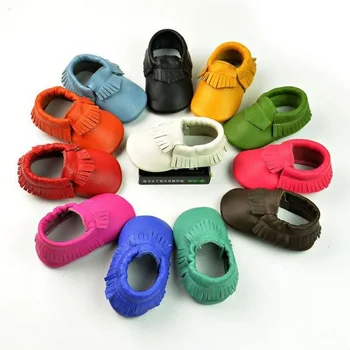 

Baby Moccasins Soft Moccs Baby Shoes Newborn Baby firstwalker 10 pair /set