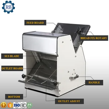 

New Condition Large scale multi-function bread slicing machine slice bread machine electric countertop bread slicer for sale