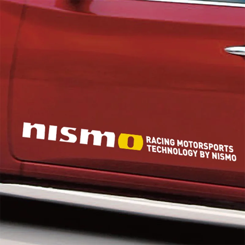 3 пары NISMO Спорт автомобиля стикер s дверь наклейка для Nissan qashqai 2015 juke x trail Tiida Note almera