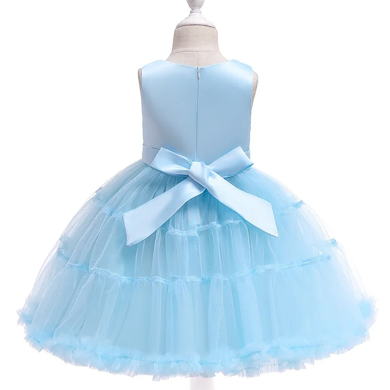 New Arrivals Girls Unicorn Dress Children Rainbow Princess Birthday Party Christmas Carnival Dress Kids Wedding Dresses Costume (2)