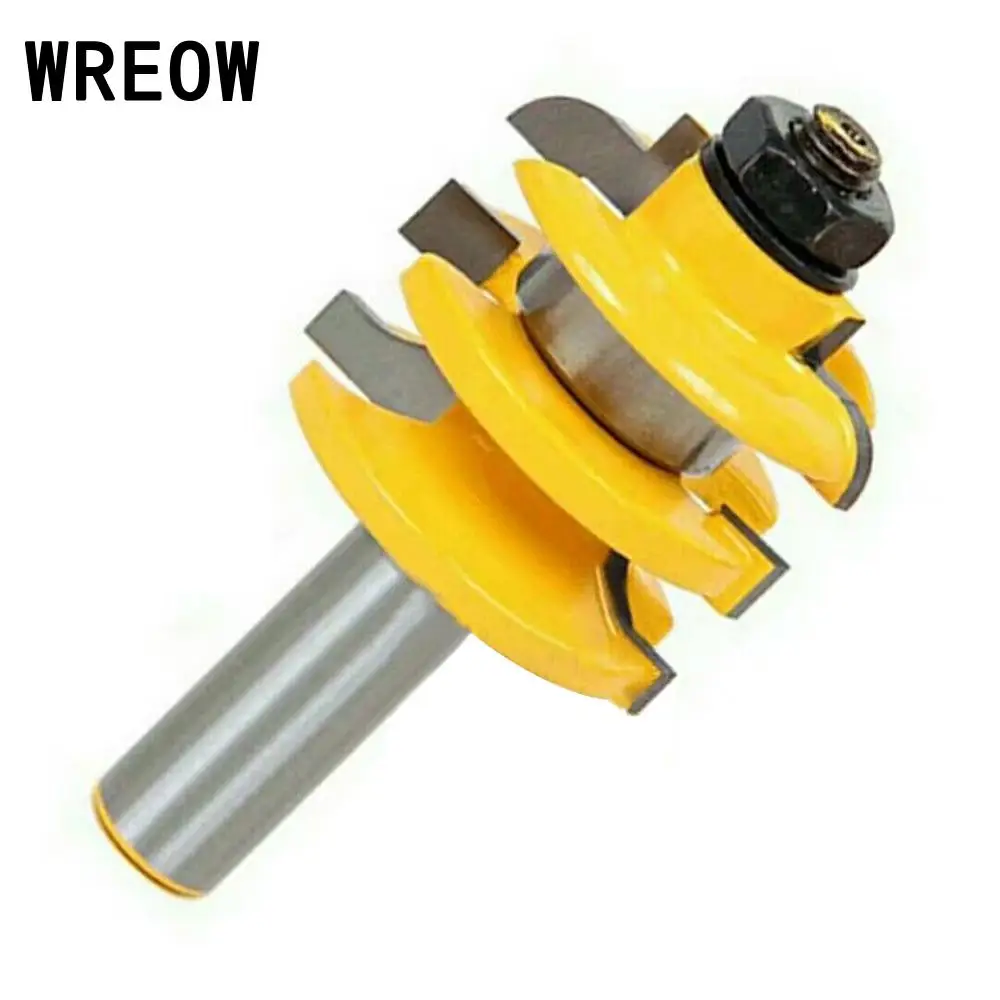 1/2" Round Shank woodworking tools Woodwork Drill Bit Wood Cutting Stacked Router Bit Bearing