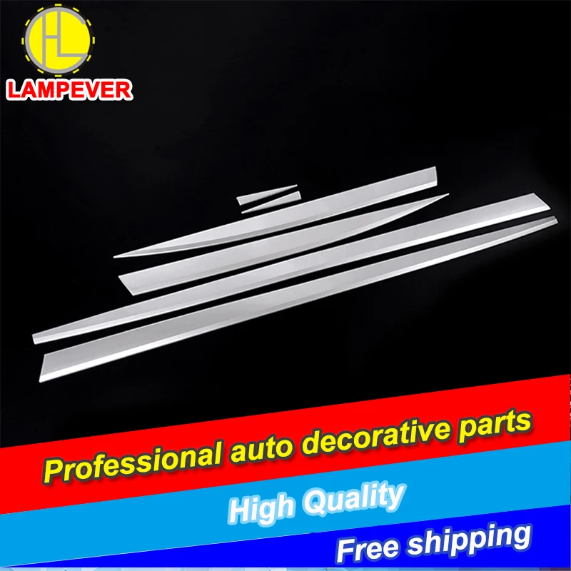 

ACCESSORIES DOOR BODY TRIM FIT FOR Jaguar F-Pace 2016-2017 SIDE DOOR BODY GARNISH MOULDING COVER trim PROTECTION CAR STYLING