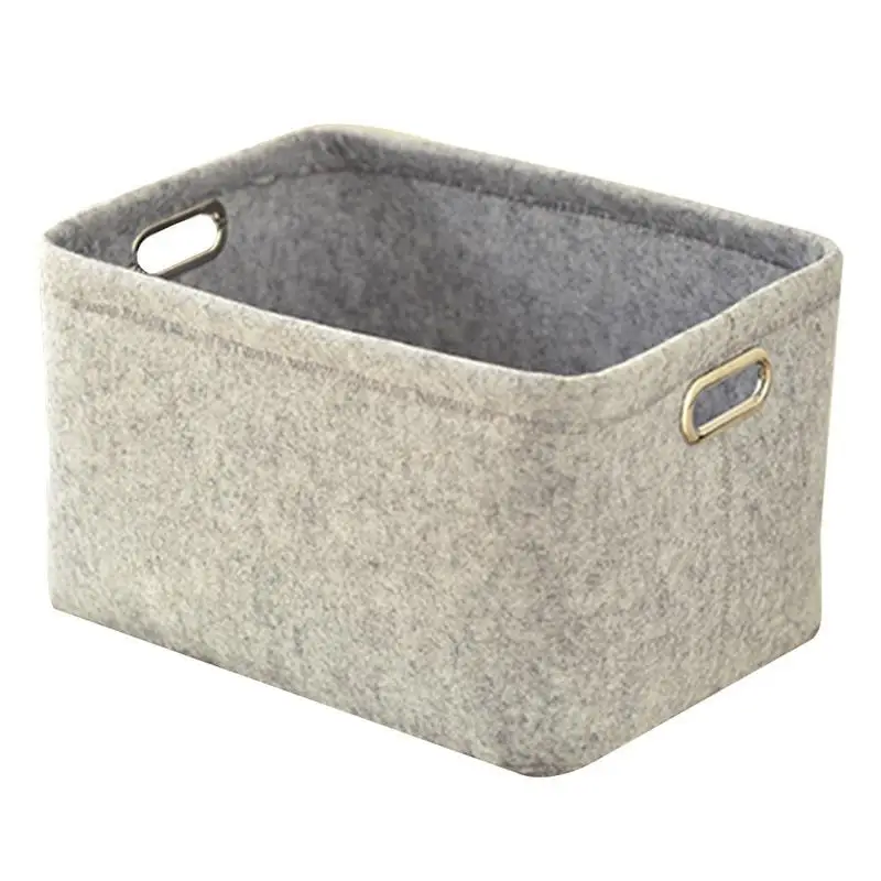 Felt Laundry Basket Clothing Storage Bin Large Size Toy Books Felt Laundry Basket Clothing Storage Bin Large Size Toy Books Sundries Finishing Containers Folding Knitted Box Home Organizer In Baskets From