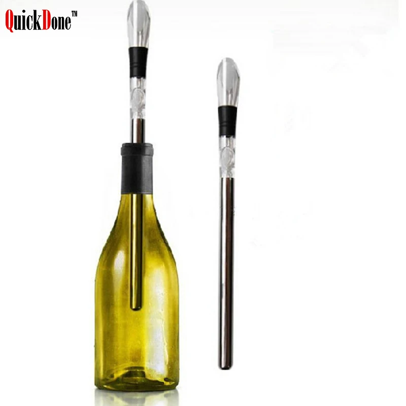 QuickDone Stainless Steel Ice Wine Chiller Stick Cooling Stick Quick