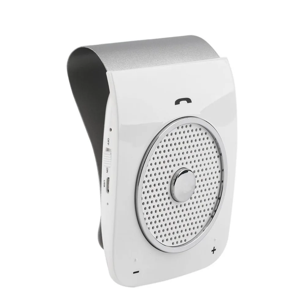 High Quality Speakerphone Bluetooth Hands free Stereo Bass Wireless Bluetooth Handsfree Car Kit For Smart Phone