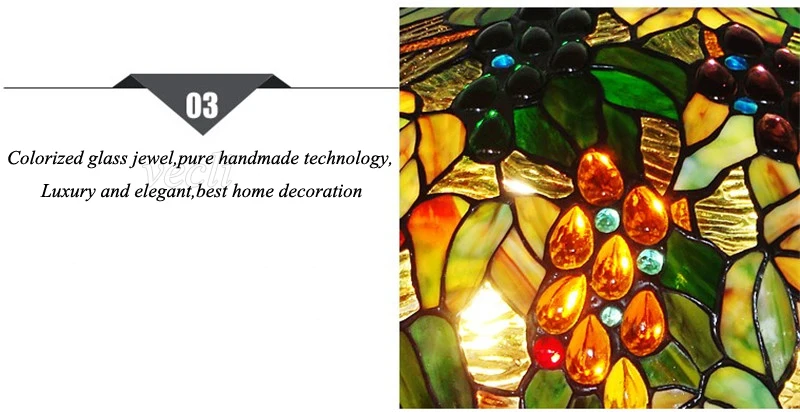 Tiffany hanging lamp light (20)