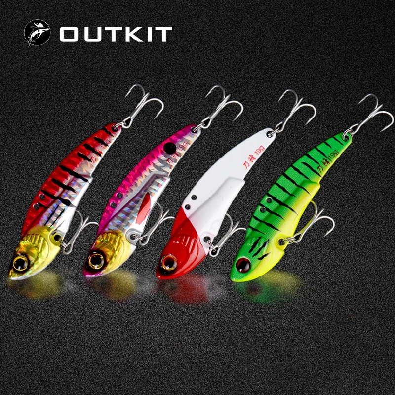 OUTKIT 2018 جديد وصول 12 اللون مضيئة المعادن VIB الصيد إغراء الصيد معالجة Crankbait الاهتزاز ملعقة سبينر غرق الطعم OUTKIT 2018 جديد وصول 12 اللون مضيئة المعادن VIB الصيد إغراء الصيد معالجة Crankbait الاهتزاز ملعقة سبينر غرق الطعم
