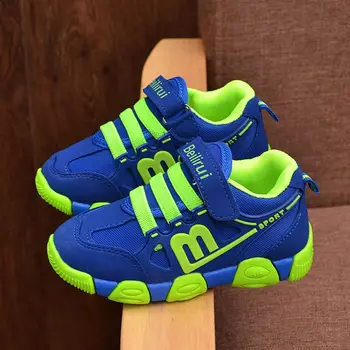 

Autumn Winter Kids Girls Casual Shoes Boys Trainer Mesh Breathable Outdoor Children Sports Shoes TX170