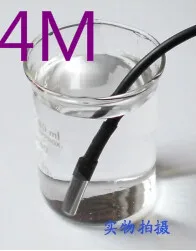 Online Free Shiping 4M Cable 200/pcs Waterproof DS18B20 Stainless Steel Encapsulated Temperature Sensor