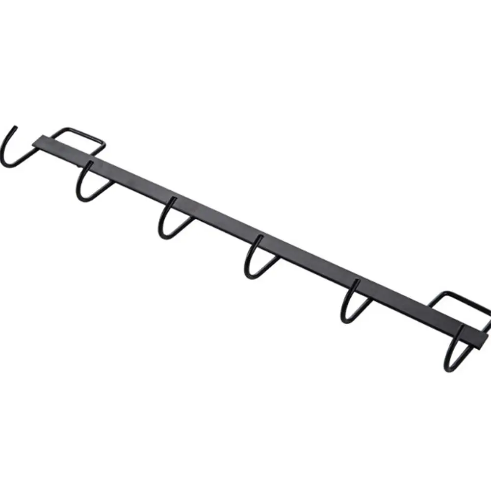 Adeeing Бесплатный Пробивной крюк металлический сильный клей длинные несколько крючки для кухни и ванной комнаты настенный крюк украшения