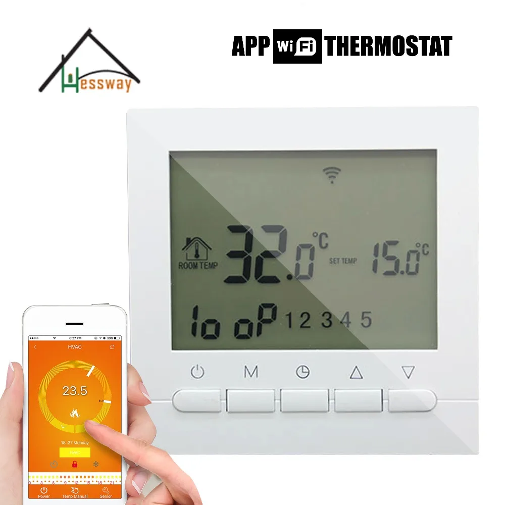 English Russi dry contac Gas boiler temperature controller thermostat