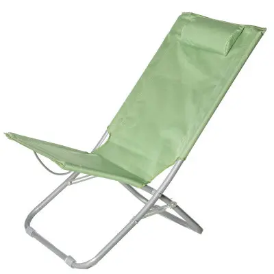 Открытый складной пляжный шезлонг для отдыха портативный стул для сна для рыбалки домашний садовый стул легкий откидной стул для балкона - Цвет: A